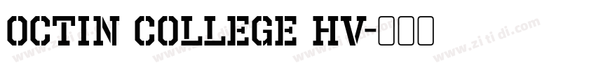 Octin College hv字体转换